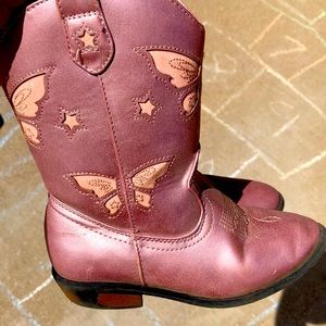 Girls Butterfly boots